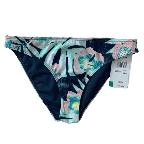 ROXY GIRL Roxy Printed Beach Classics Full Bikini Bottom - Picture 1 of 6